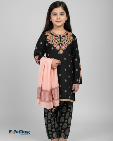 GIRLS KHADDAR 3-PCS
