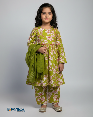 GIRLS KHADDAR 3-PCS