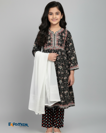 GIRLS KHADDAR 3-PCS