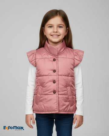 GIRLS SLEEVELESS PUFFER VEST